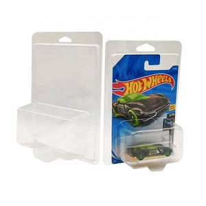 Custom Clamshell Mainline Premium Team Transport Clear Plastic Hot Wheels Blister Pack Protector Case