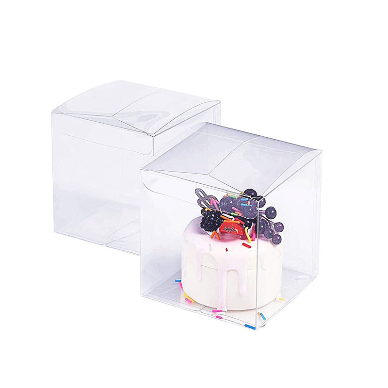 Custom Wedding Cake Plastic Gift PVC PET Transparent Favor Box