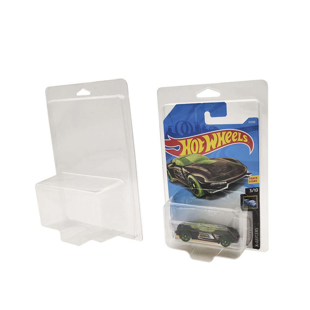 Custom Display Cars Toys PET Plastic Blister Clamshells Hot Wheels Protector Pack