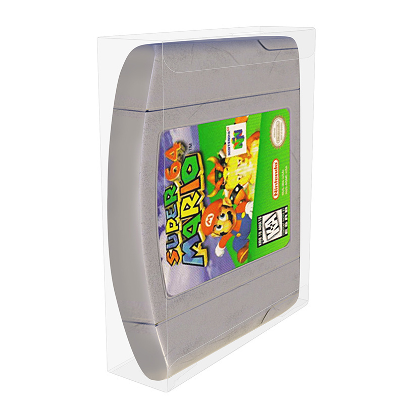 Strong Plastic Display Case Cartridge Nintendo 64 Game Box Protector