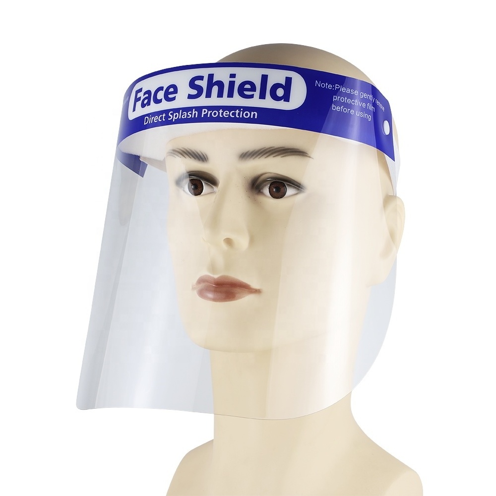 Clear Plastic Protective Full Face Shield Anti Fog Safety Visor