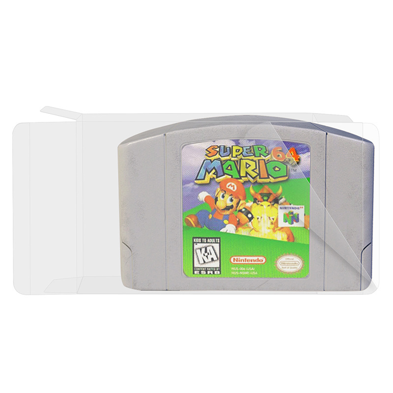 Strong Plastic Display Case Cartridge Nintendo 64 Game Box Protector