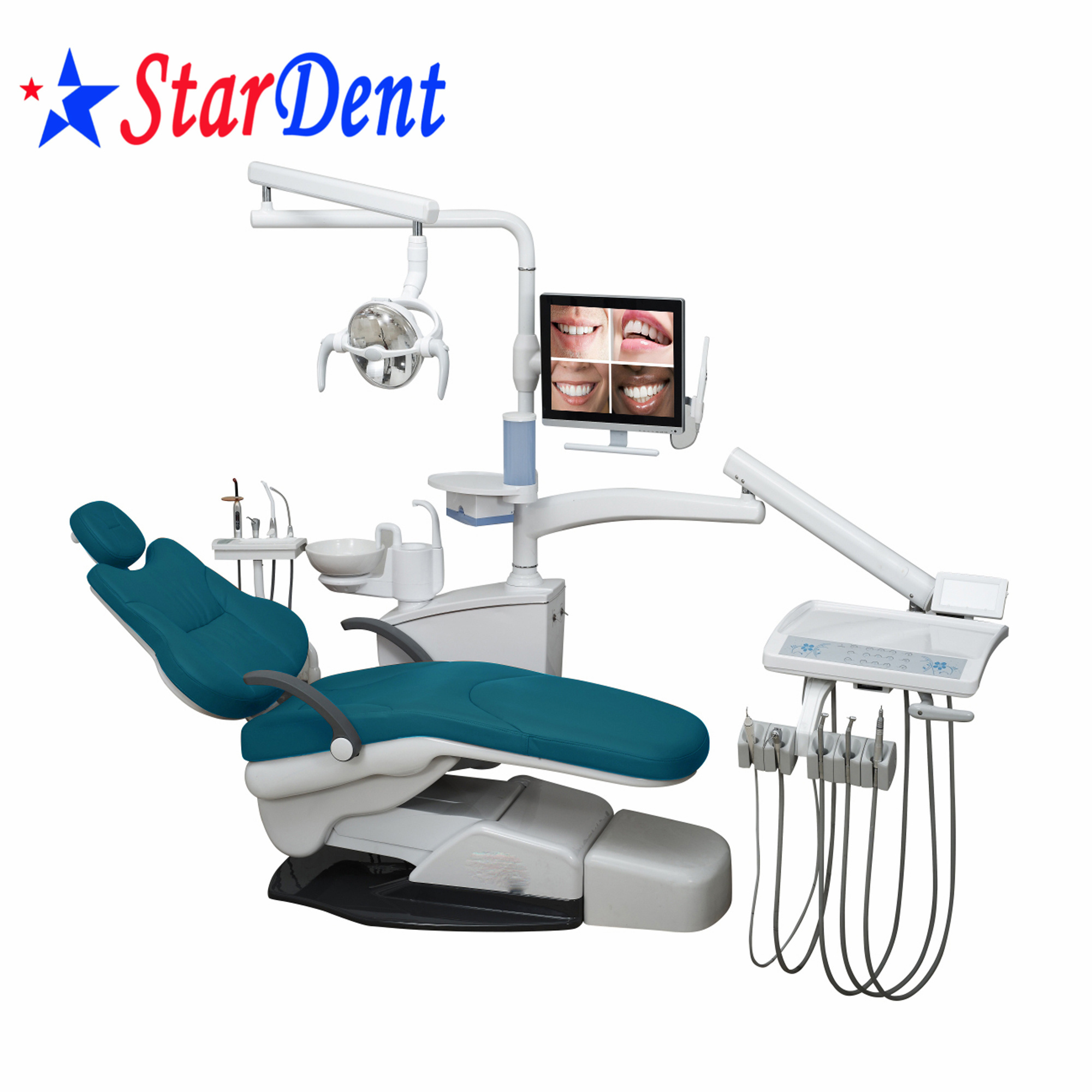 Down-mounted Dental Chair  Electric Complete Dental Chair Dental  Unit