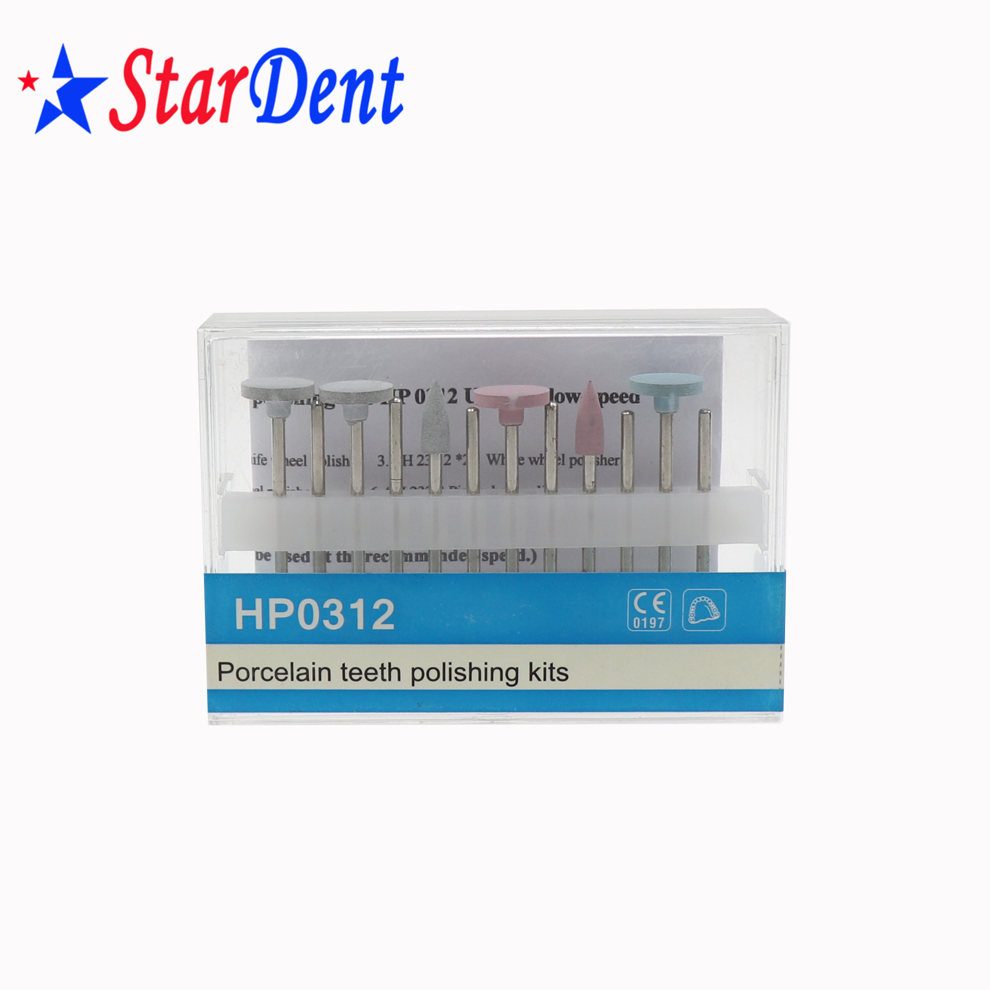 Dental Polishing Burs Dental Porcelain Teeth Polishing HP0312 Bur Polisher