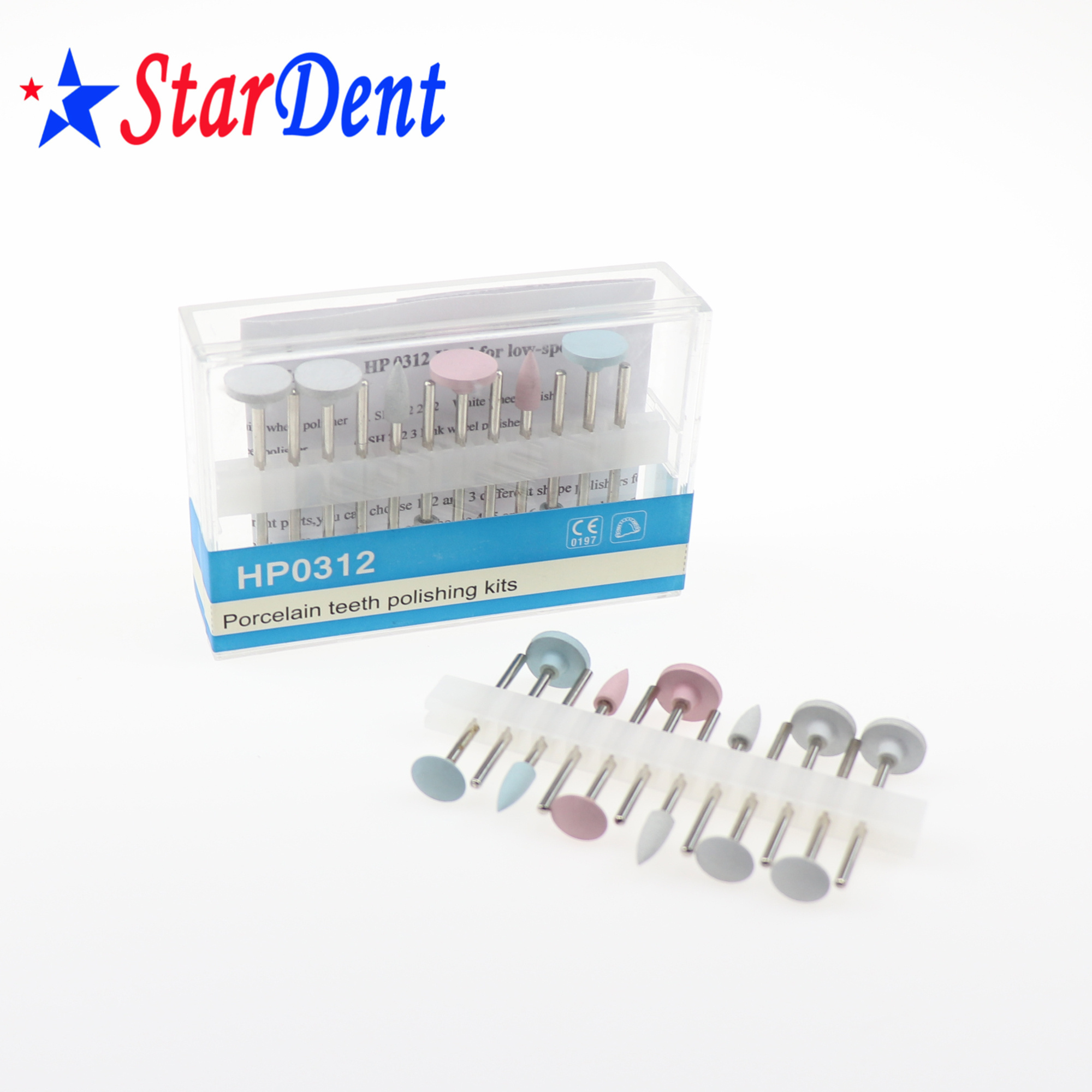 Dental Polishing Burs Dental Porcelain Teeth Polishing HP0312 Bur Polisher