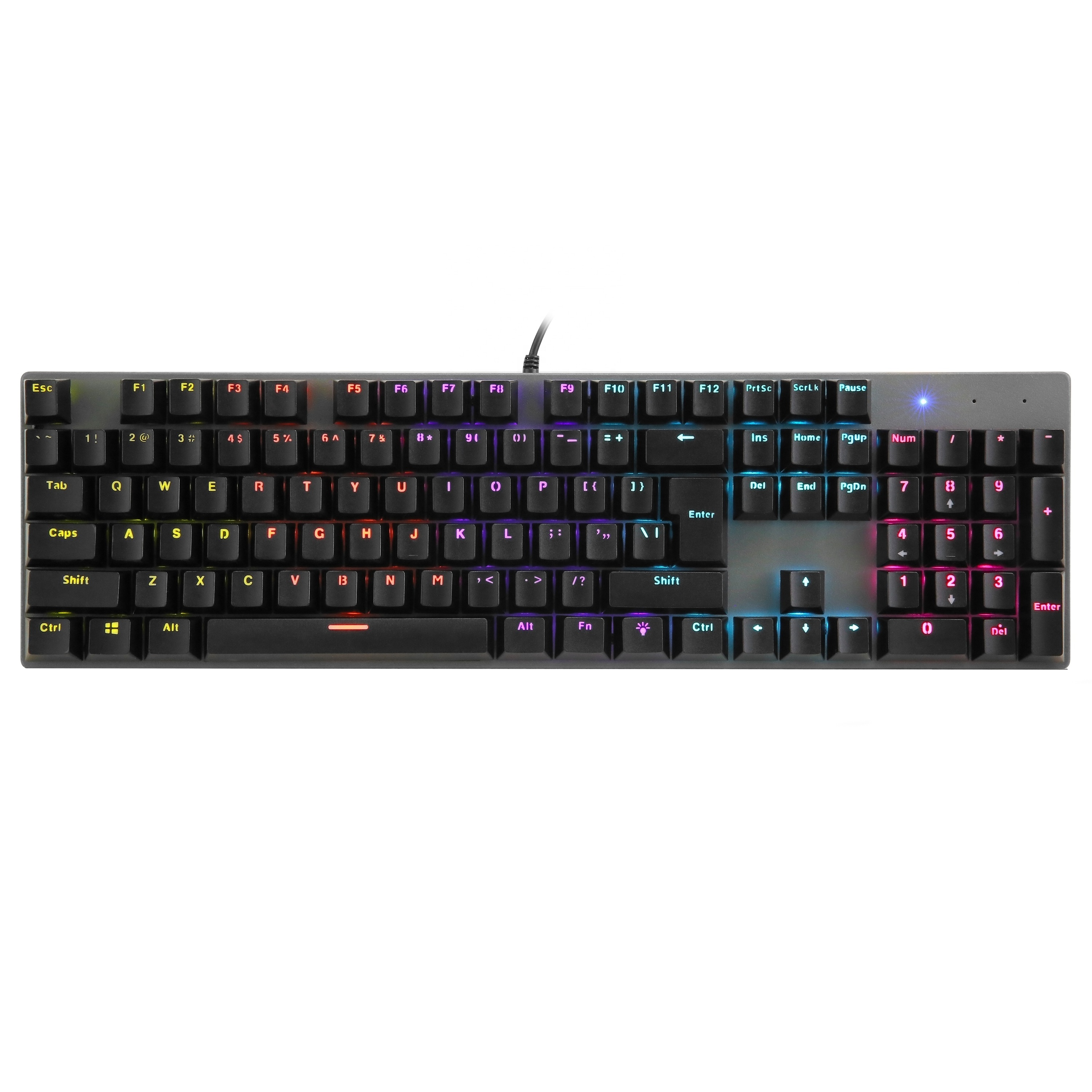 STAR Gaming Keyboard Mechanical Backlit Keyboard Ergonomic Anti-Ghosting N-key Rollover Brown/Black/Blue Switches