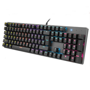 STAR Gaming Keyboard Mechanical Backlit Keyboard Ergonomic Anti-Ghosting N-key Rollover Brown/Black/Blue Switches