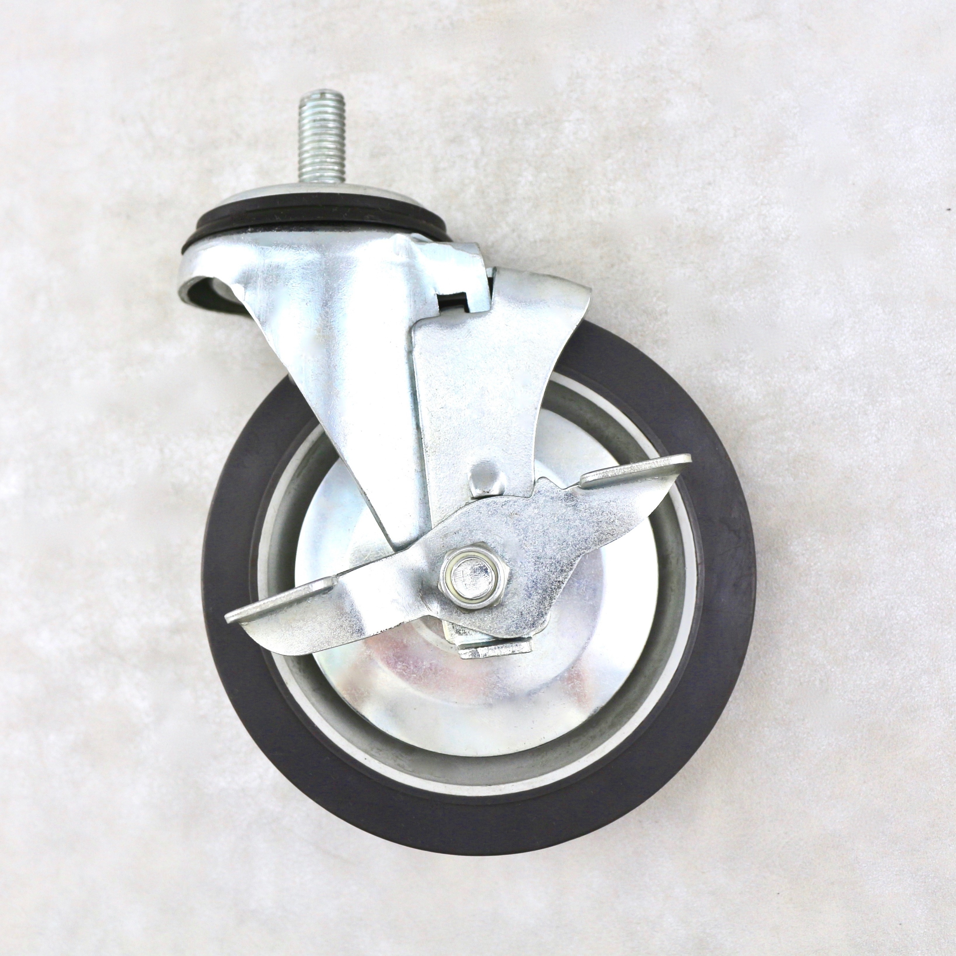 SS 4 inch 100 mm replacement shopping trolley cart caster wheels