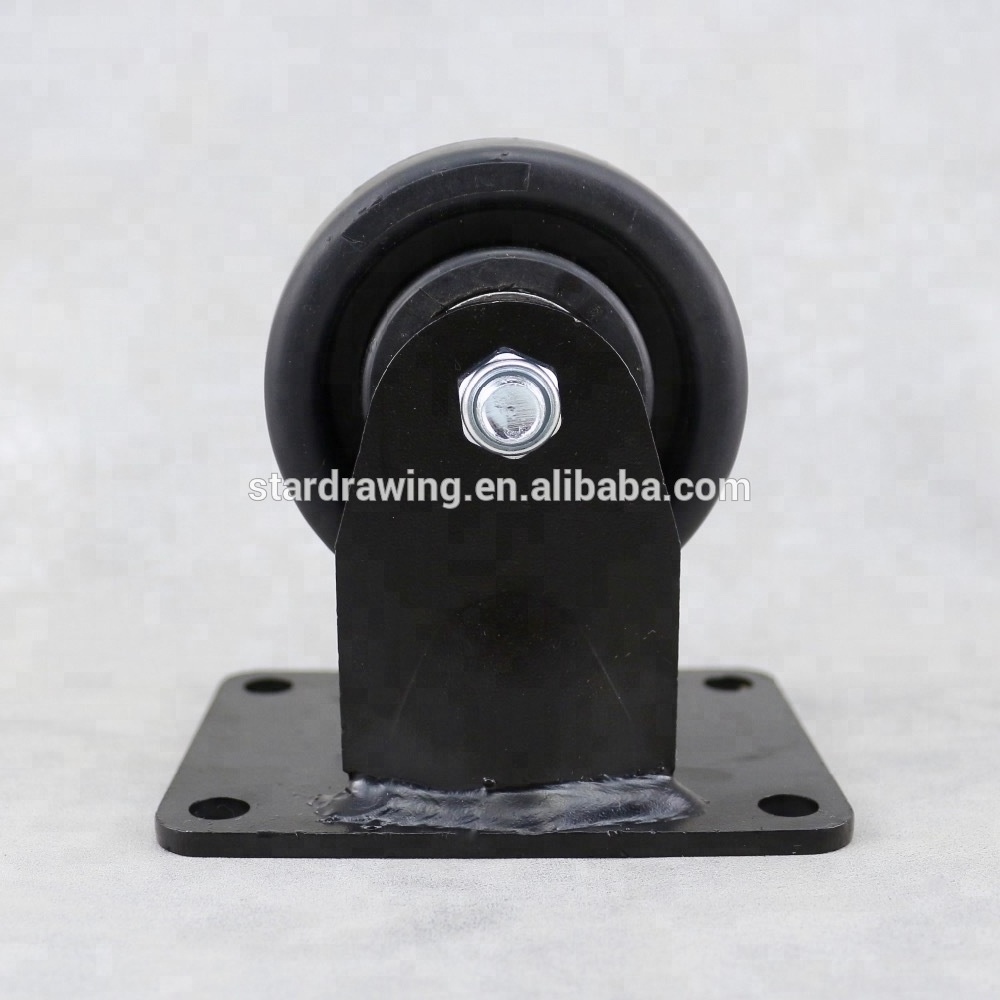 SS 3inch 75mm low profile caster business machine knock server rack cabinet casters wheels