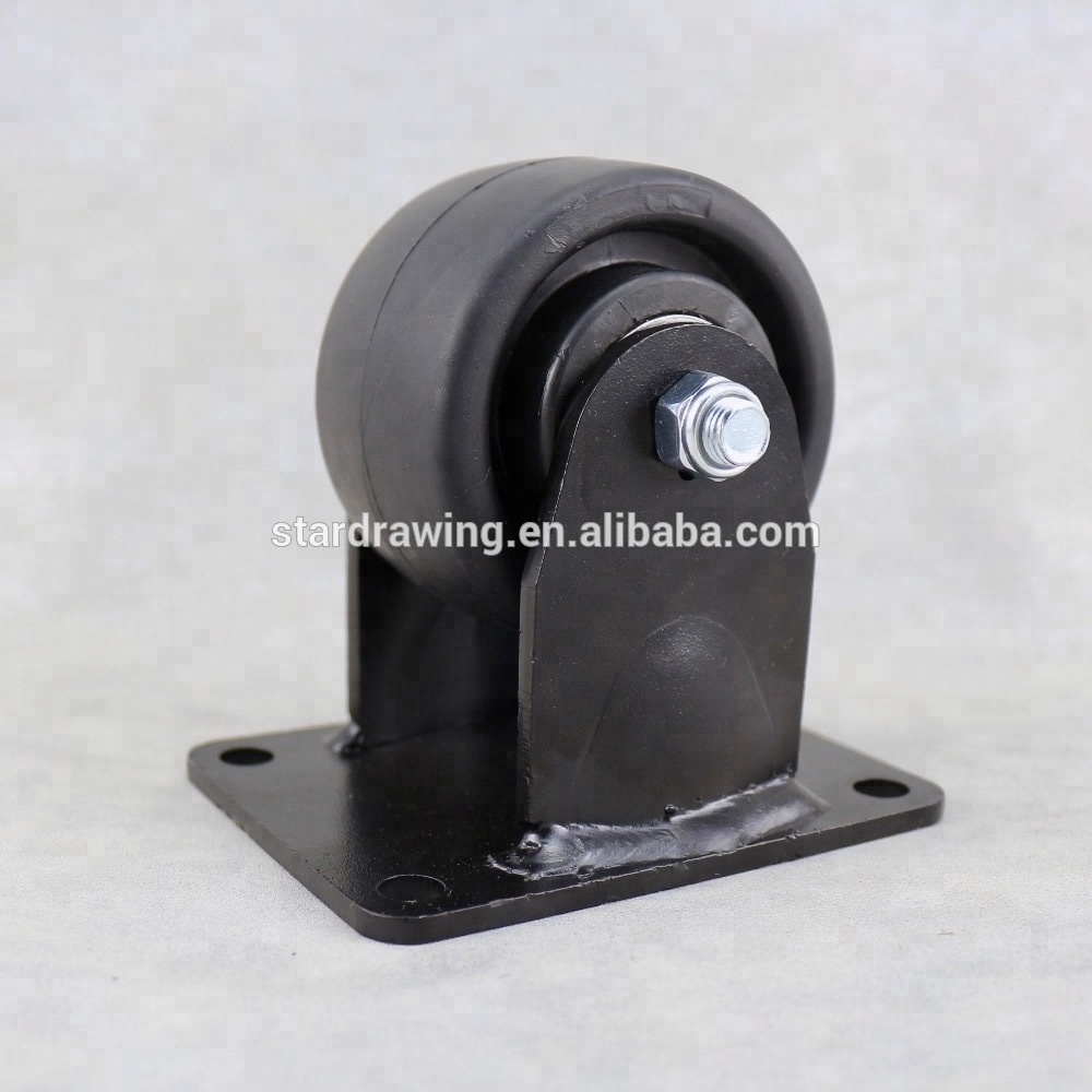 SS 3inch 75mm low profile caster business machine knock server rack cabinet casters wheels