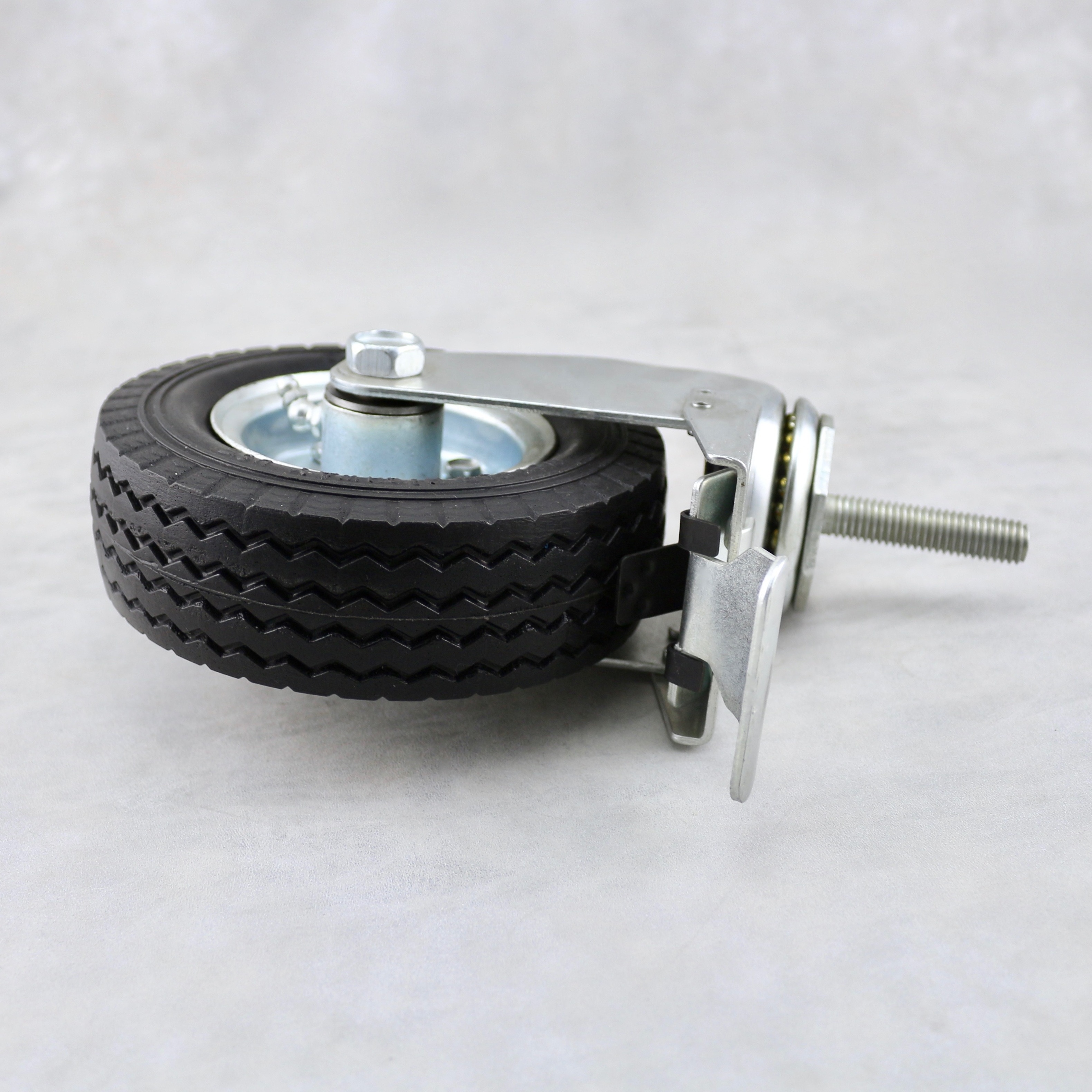 SS high grade 6 inch caster wheels 150 mm semi pneumatic wheel airless wheel