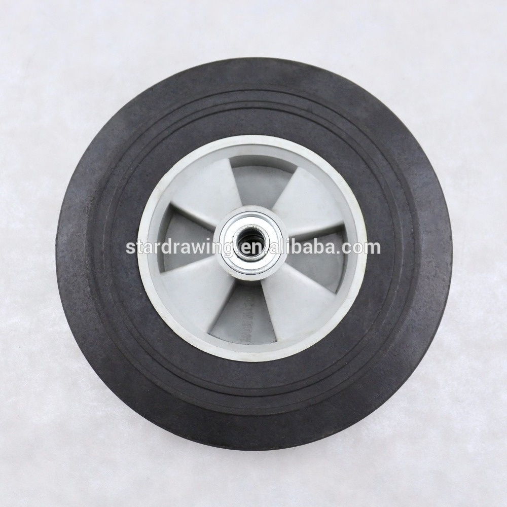 SS Economical price replacement 8 inch Rubber Hand Truck wheels easy rolling 200 mm Hand Truck wheels