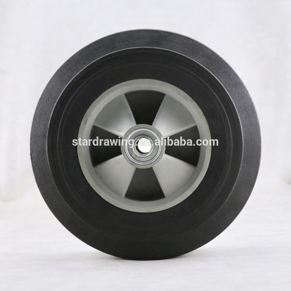 SS Economical price replacement 8 inch Rubber Hand Truck wheels easy rolling 200 mm Hand Truck wheels