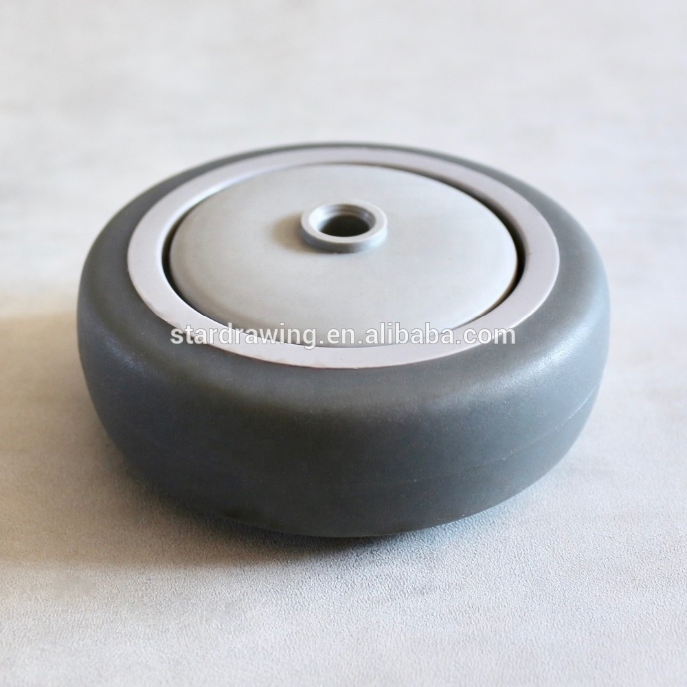 SS Replacement TPR 4 inch 100 mm dolly small wheel cheap China