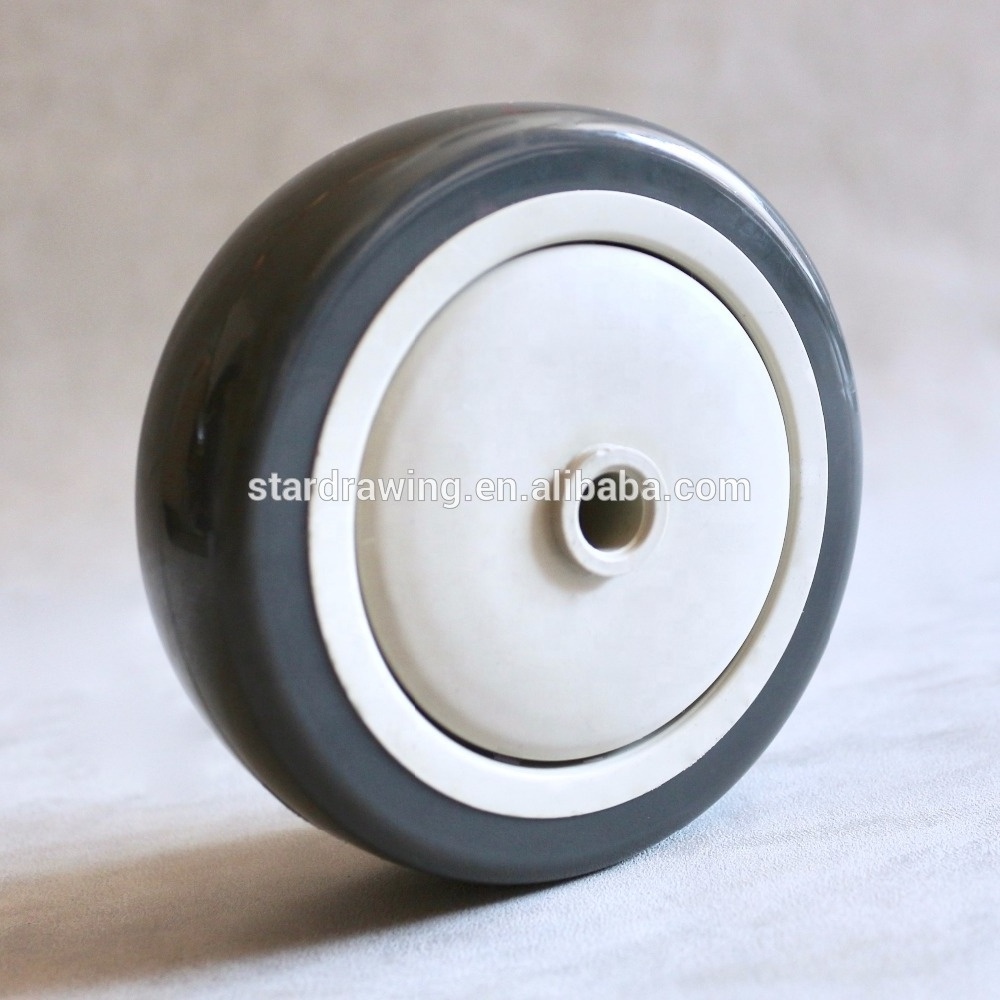 SS Cheap replacement shopping cart wheels 100 mm 4 inch replacement shopping cart wheels With ball bearing