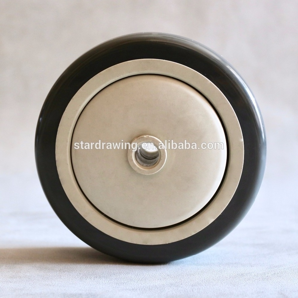 SS Cheap replacement shopping cart wheels 100 mm 4 inch replacement shopping cart wheels With ball bearing