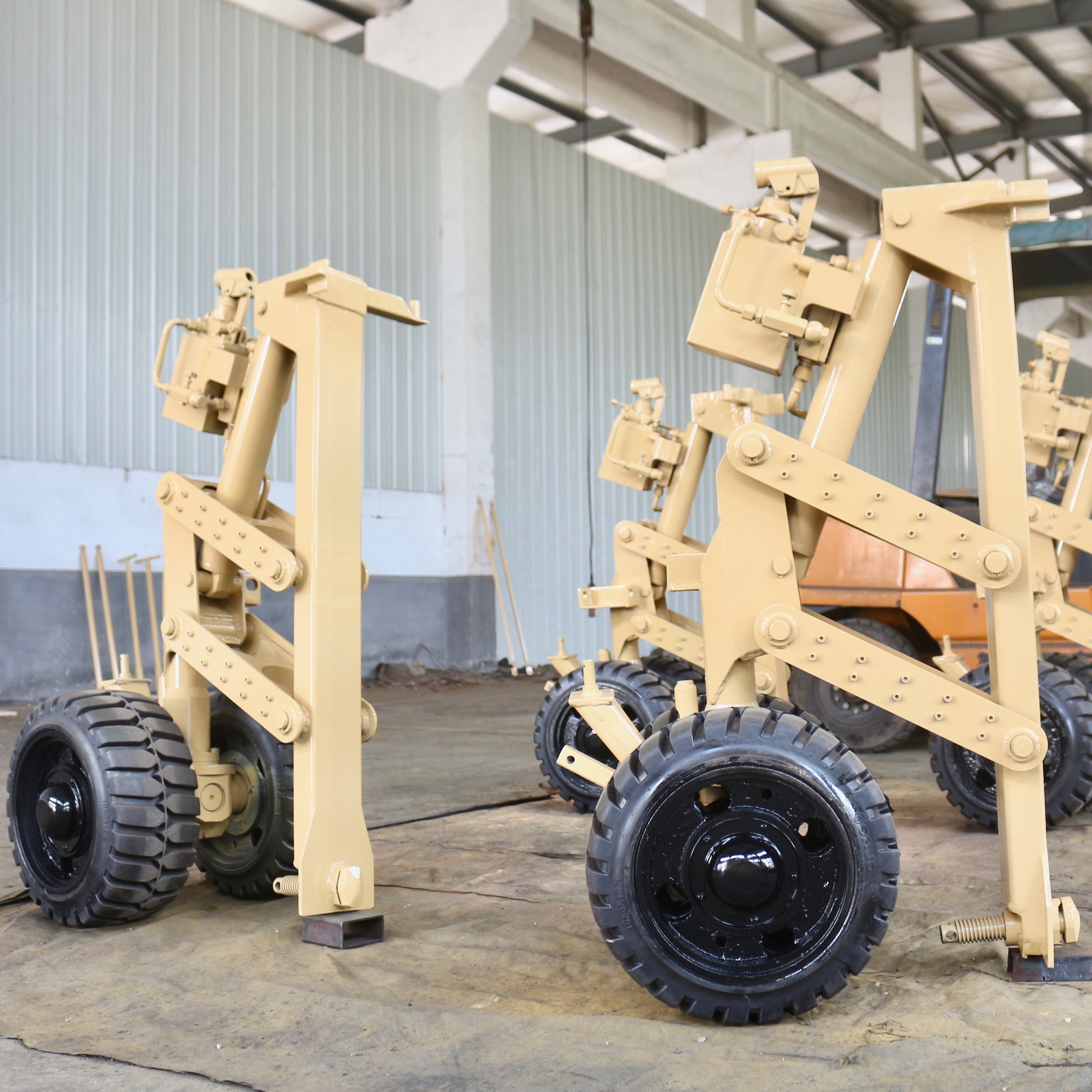 SS 20ft 40ft shipping container dolly truck tire