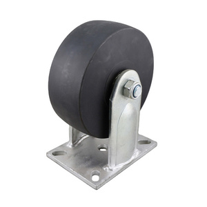 SS 6 inch rigid 1 ton Heavy duty industrial caster Unique Formulated High Strength Nylon caster wheel for tow line