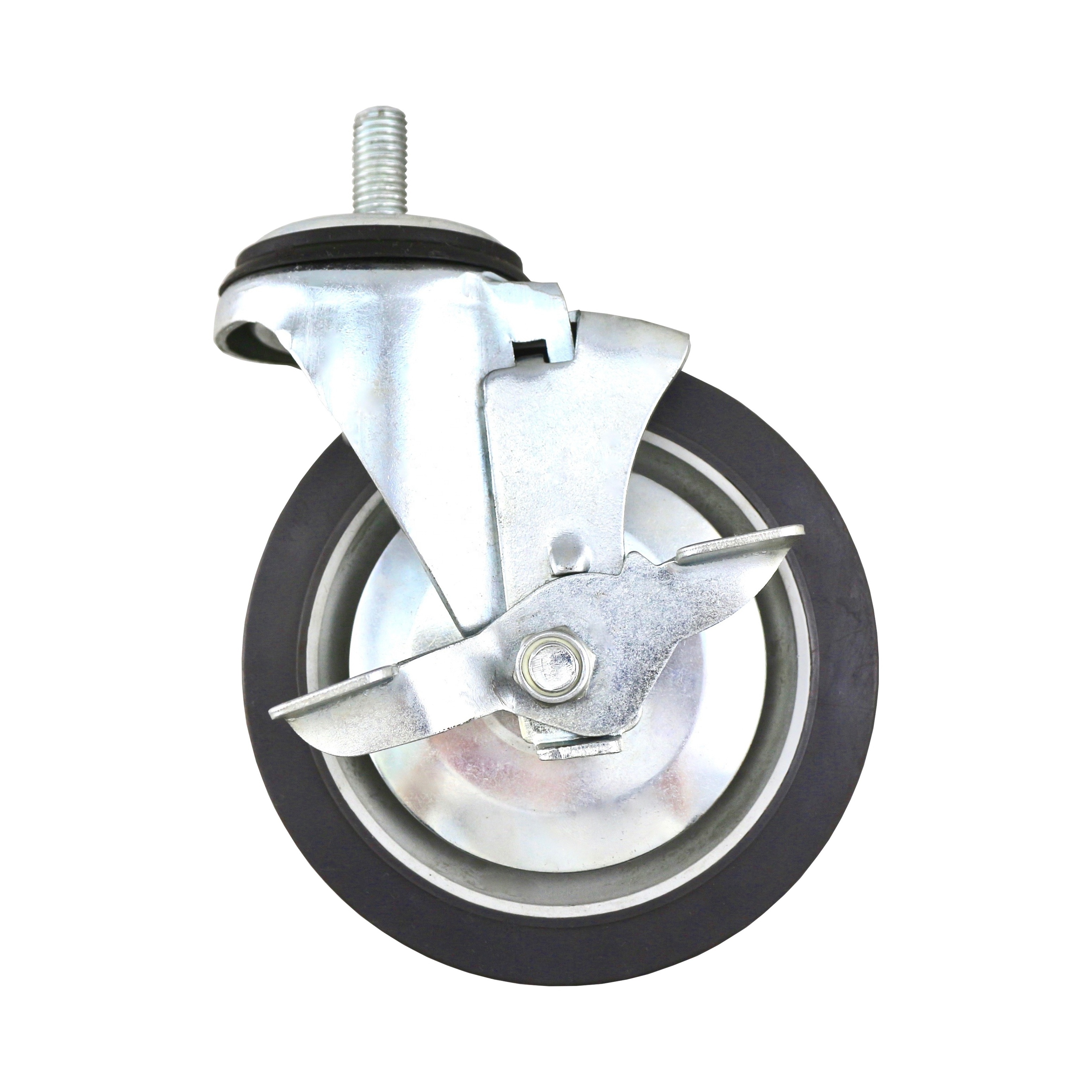 SS 4 inch 100 mm replacement shopping trolley cart caster wheels