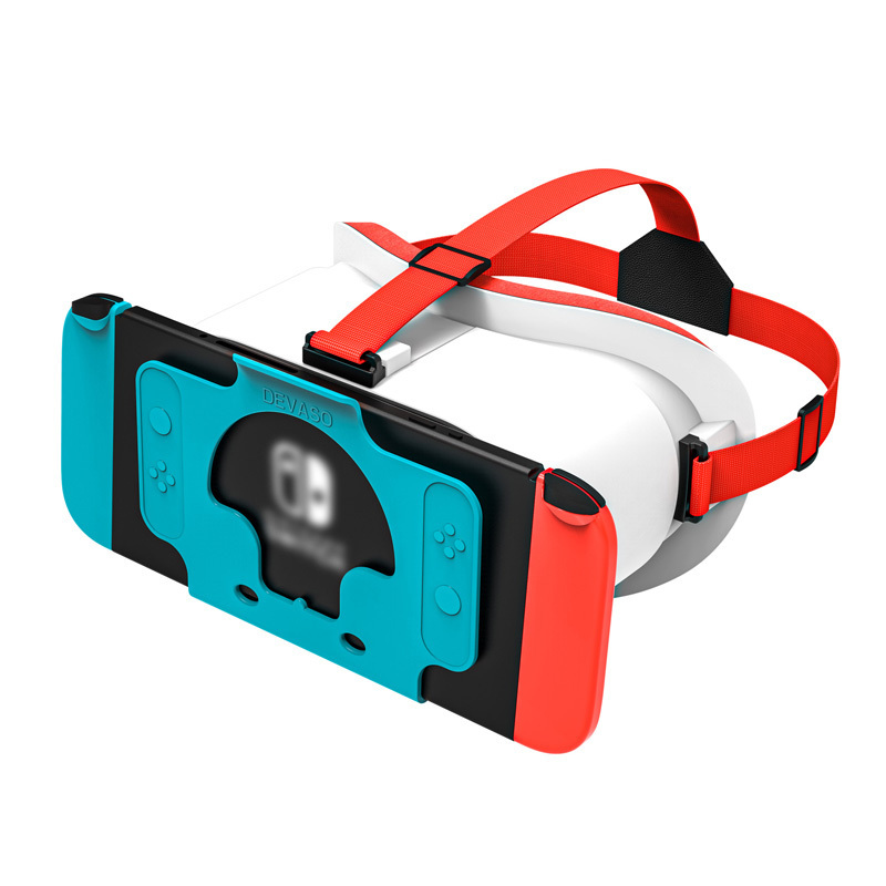 DEVASO VR Headset 3D stereoscopic Games Console 3D Glasses for Nintendo Switch/ Switch OLED