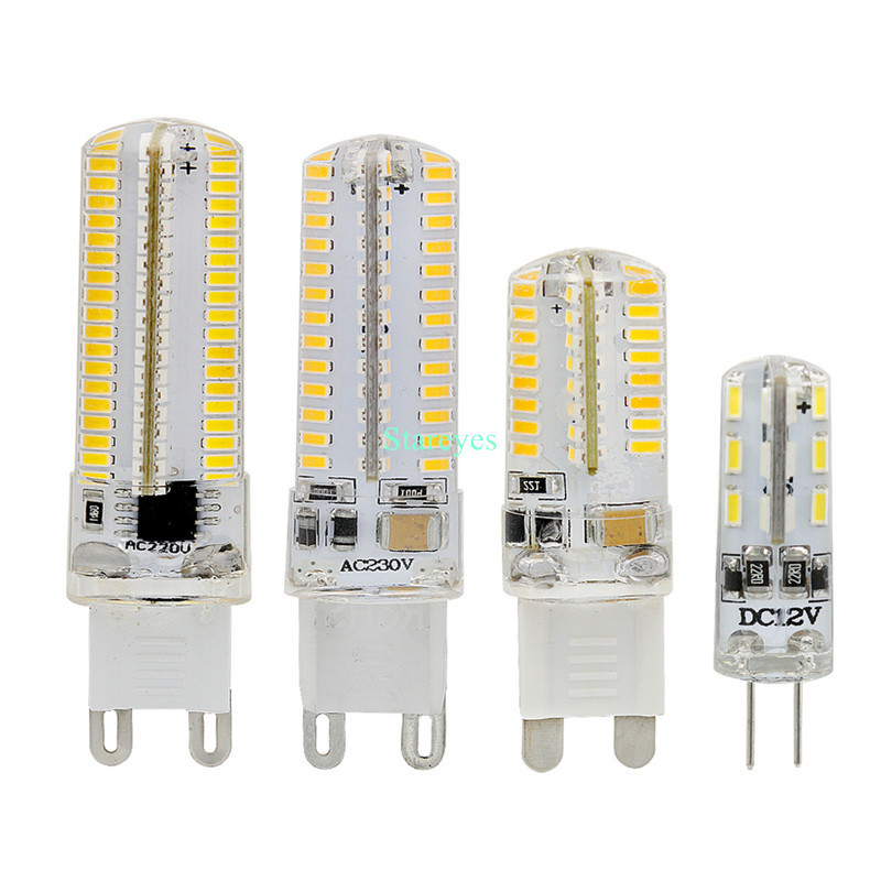 Wholesale G4 G9 E14 LED Lamp Candle Light Led Corn Bulb DV12V AC110V AC220V SMD3014 2835 3W 5W 6W 7W 9W LED Light for Chandelier