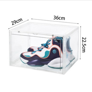 Push-pull Drawer Shoe Box Plastic Shoe Cabinet Finishing Stacking Flip-top Storage Boxes Shoe Rack