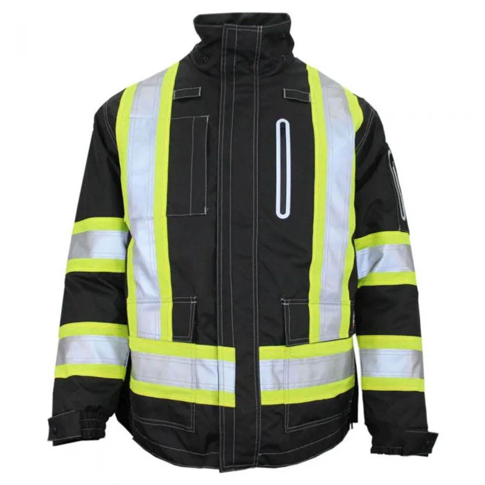 Custom Wholesale Hi Vis Thermal Reflective Highly Protective Breathable Safety Jacket For Outdoor Worker's Security 2024