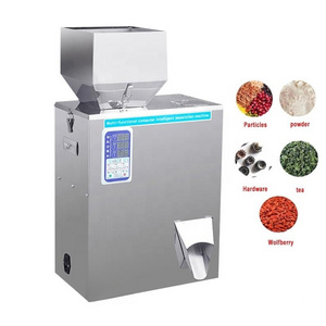 Granular Powder Materials Weighing Packing Weigh And Fill Machine 10-100g For Seeds Coffee Bean Food Filling Machine