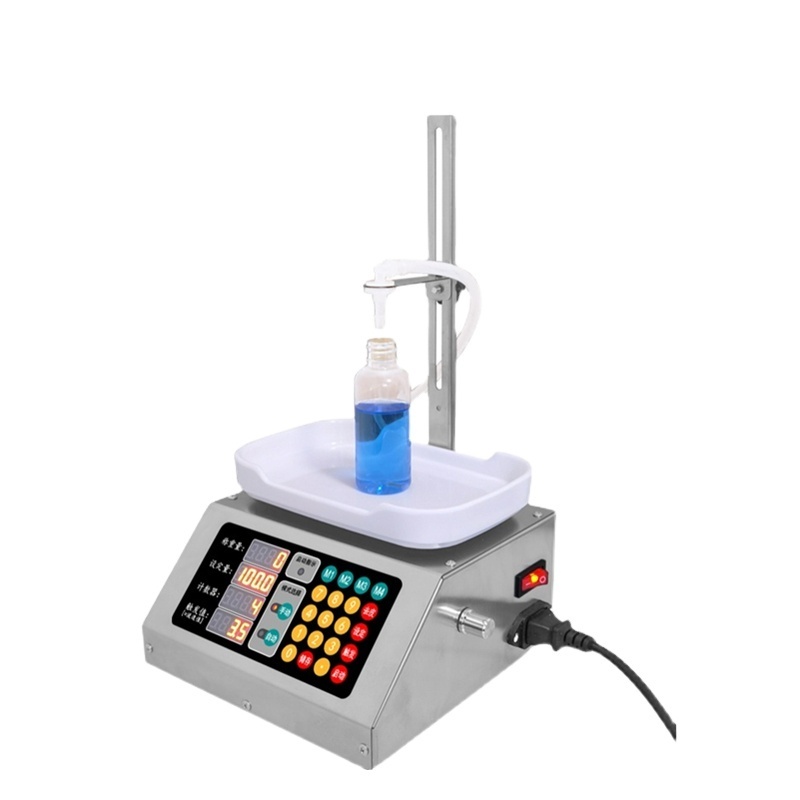 Weighing Filling Machine Automatic honey shampoo nail cosmetic plastic paint bottle liquid paste filling machine 5ml-5000ml