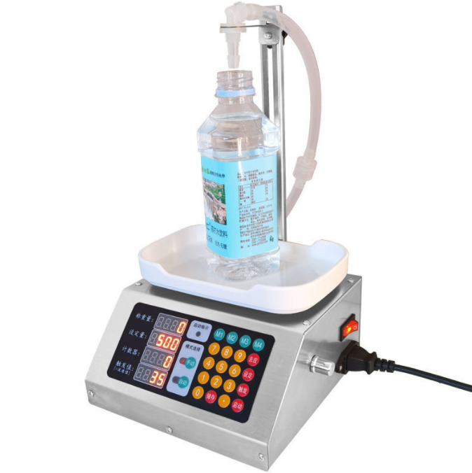 Weighing Filling Machine Automatic honey shampoo nail cosmetic plastic paint bottle liquid paste filling machine 5ml-5000ml