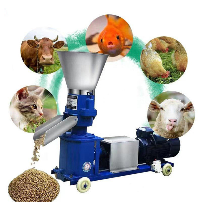 Feed Processing Machines Food Machine For Animal Mini Pellet Machine High Productivity Chicken Duck Goose Animal Farming