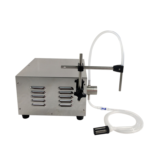 Small Semi Automatic Vial Filler Cosmetic Liquid Essential Oil Magnetic Pump Filling Machine