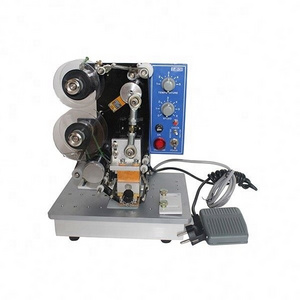 Manual Small  Plastic Bag Printing  Ribbon Coding Machine Date Stamping Machine Numbering Printing Machine