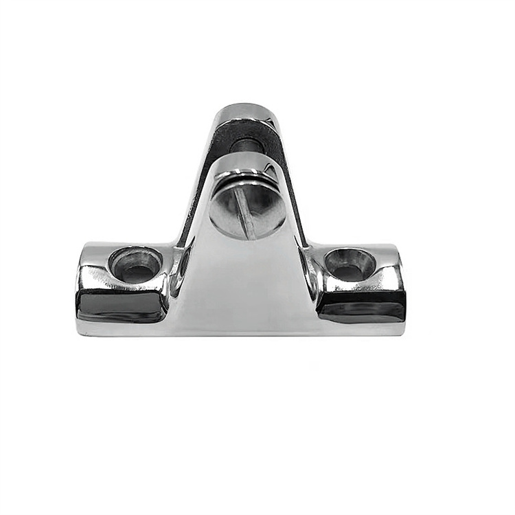 Marine Sailboat Parts 316 Stainless Steel Concave Base Deck Hinge Marine Mount Fitting Hardware Bimini Top Boat Hinge for Yacht