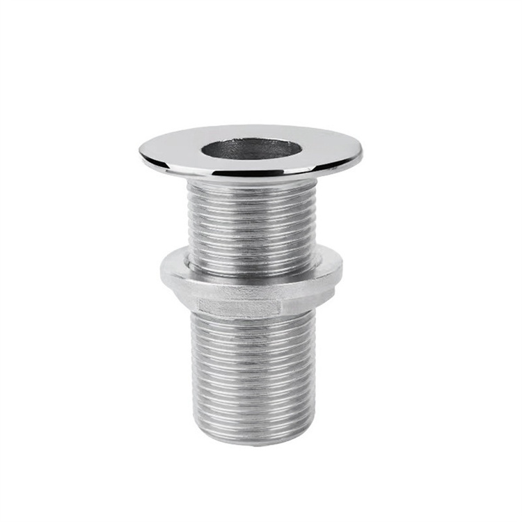 Sailling Hardware Marine 316 Stainless Steel Thru Hull Fitting Hose Barb Outlet Fitting