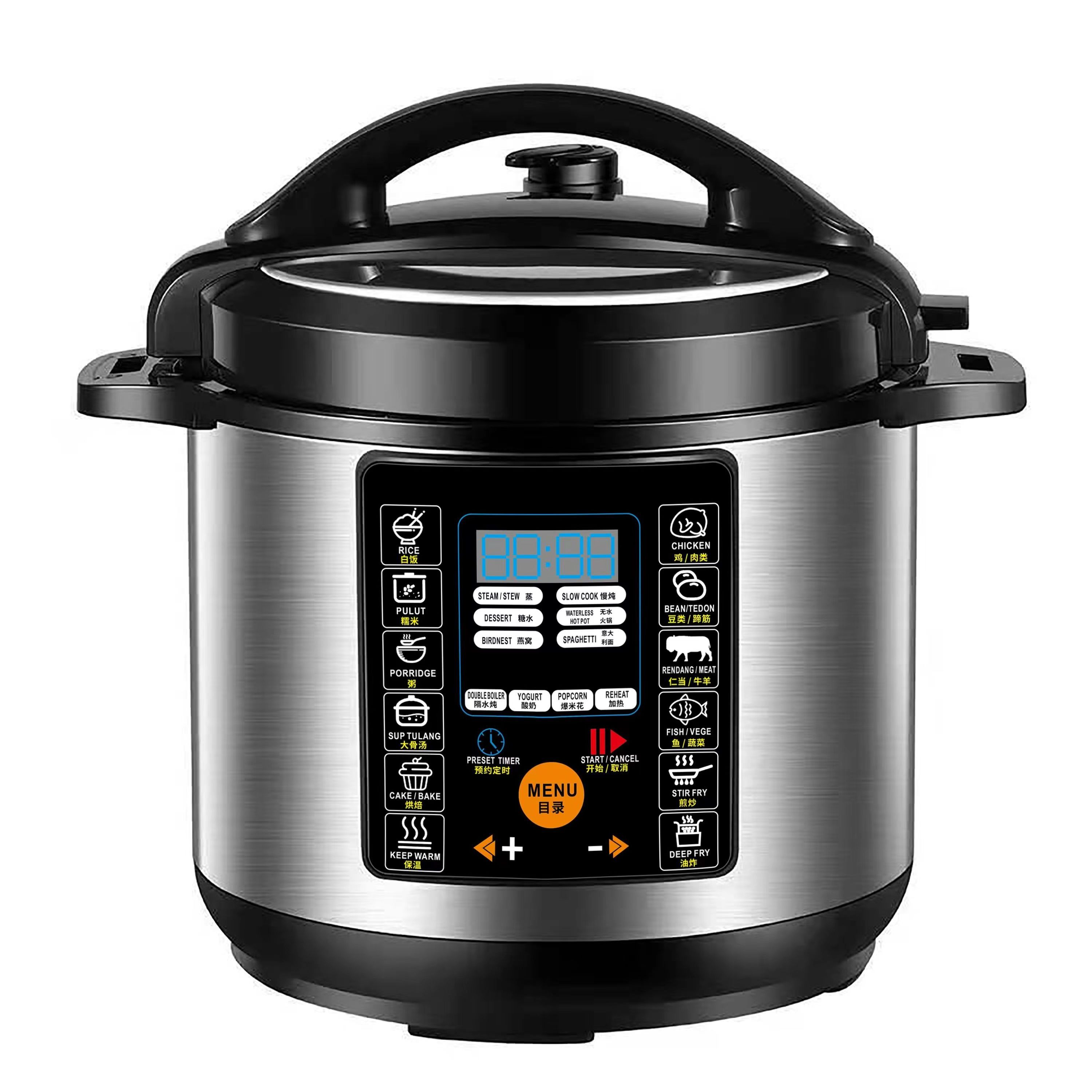 Commercial Or Household Big 14L Non-Stick Coating Inner Pot Household Coocker Electric Pressure Cooker with A Aluminium Inner