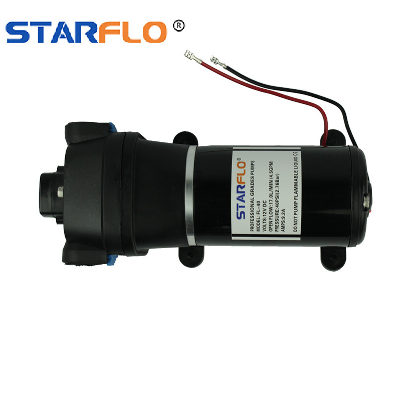 STARFLO FL-40 12V DC water pump with automatic pressure switch /electric high pressure water pump