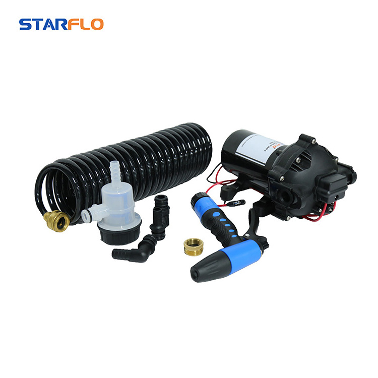 STARFLO FL-35S 12V /24V DC 70PSI High Pressure Deck Wash Boat Marine Washdown Pump Kit