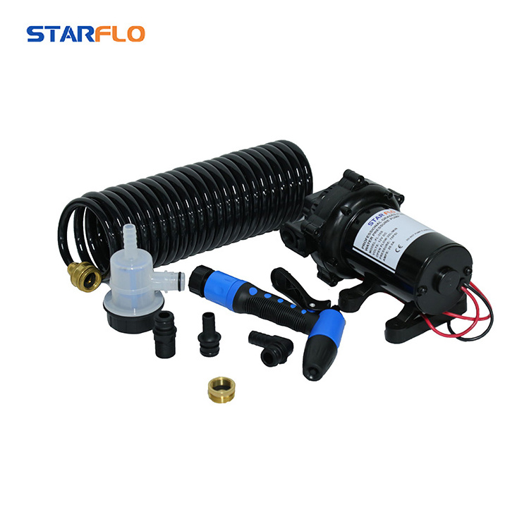 STARFLO FL-35S 12V /24V DC 70PSI High Pressure Deck Wash Boat Marine Washdown Pump Kit