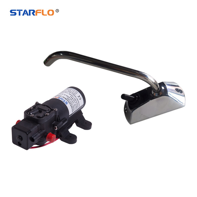 STARFLO 35PSI 1.0GPM self priming portable electric 12v water pump faucet galley for boat/ caravan