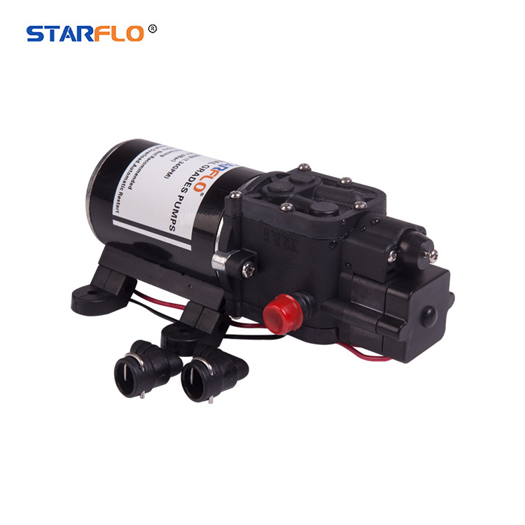 STARFLO Mini Bettery 12Volt DC Self Priming Electric Booster Diaphragm Water 12v high pressure water pump car wash