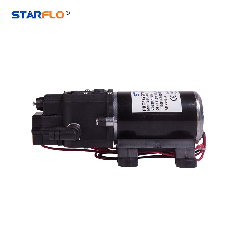 STARFLO Mini Bettery 12Volt DC Self Priming Electric Booster Diaphragm Water 12v high pressure water pump car wash