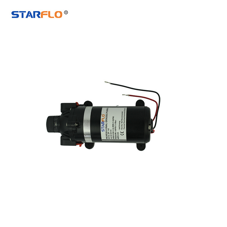 STARFLO 12V DC 5.5 LPM 100 PSI MIni portable pressure switch high pressure solar powered water pump