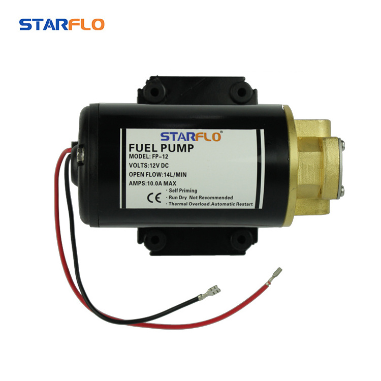 STARFLO FP-12 14LPM 10.0A small mini oil lube transfer hydraulic gear pump electric oil pump prices for diesel