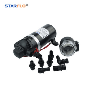 STARFLO 12V DC 5.5 LPM 100 PSI MIni portable pressure switch high pressure solar powered water pump