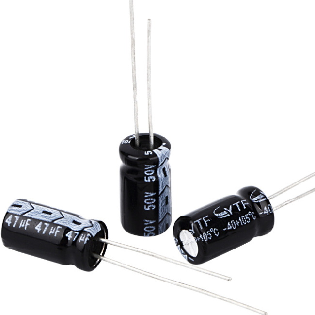 stock 47UF 50V 6*12mm 50V 47UF Electrolytic Capacitor for Power Supply