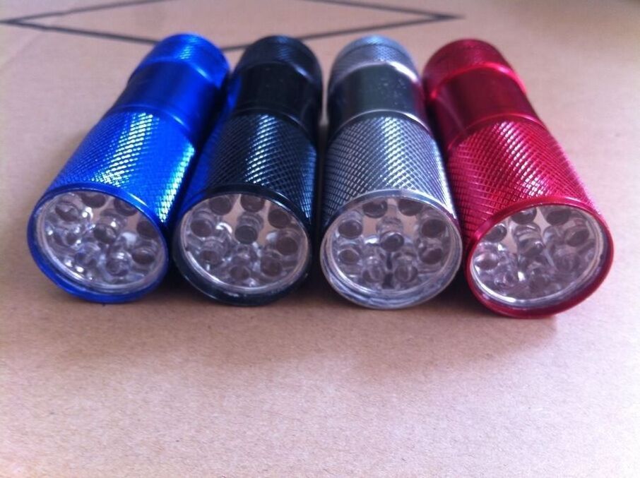 Mini UV ULTRA VIOLET 9 LED Flashlight Torch Light Waterproof Aluminum Lamp Outdoor Portable Tactical Lighting Tool UV Lamp