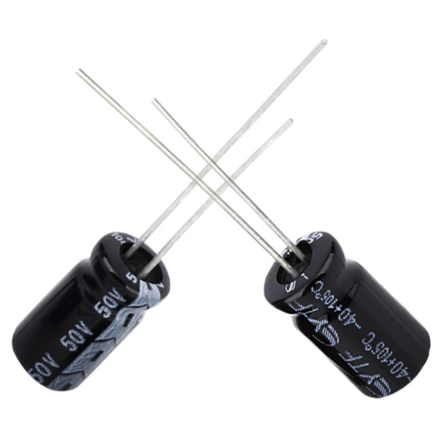 stock 47UF 50V 6*12mm 50V 47UF Electrolytic Capacitor for Power Supply