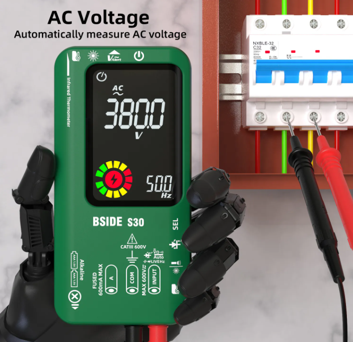 Factory Price S30 Smart Digital Multimeter 15V Diode AC DC Voltage Current Rechargeable Professional Electronic Tester