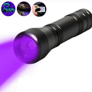 Flashlight LED Purple Light LED UV 18650 Ultraviolet Small Fluorescent Telescopic Zoom